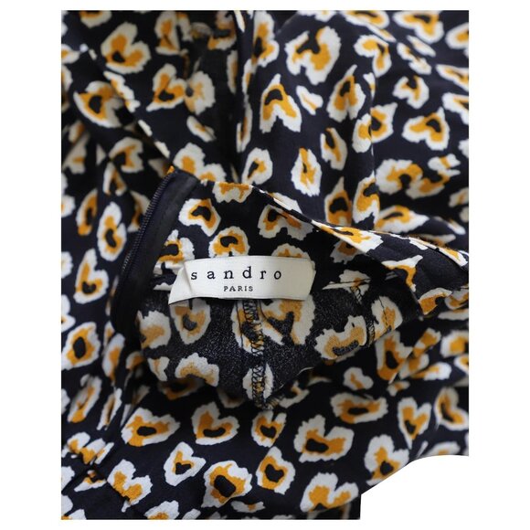 Sandro Animal Print Dress - Small - Picture 6 of 6